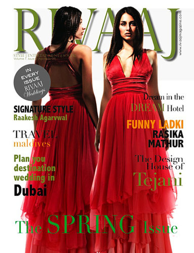 Rivaaj Magazine Cover Wedding Dresses
