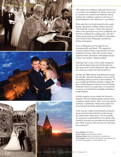 Destination I Do Magazine Wedding in Serbia