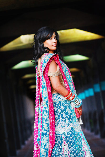 Indian Wedding Photographer Langham Pasadena Manish Malhotra Lengha