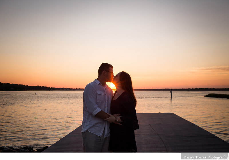 Sunset Wedding in Norfolk Virginia