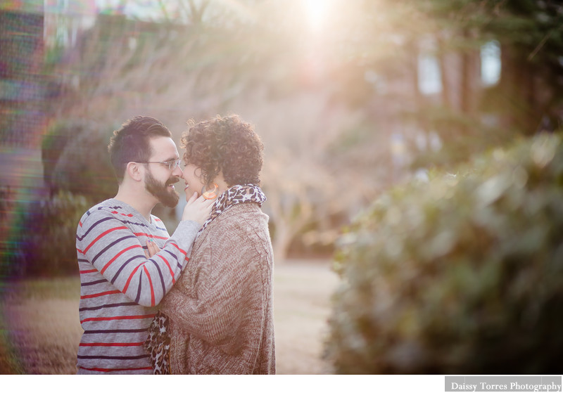 Romantic couple engaged Hampton Roads