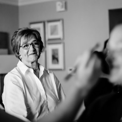 Mother of the Bride getting ready