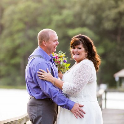 Vow Renewal in Chesapeake Park