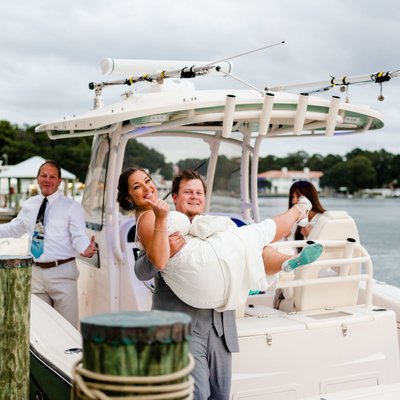 Boat Wedding photography Virginia Beach