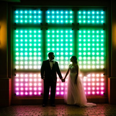 Virginia Beach Colorful Wedding 