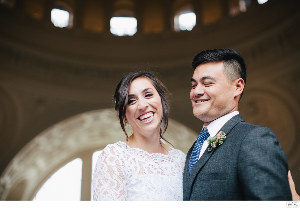 Happy Couple at SF City Hall