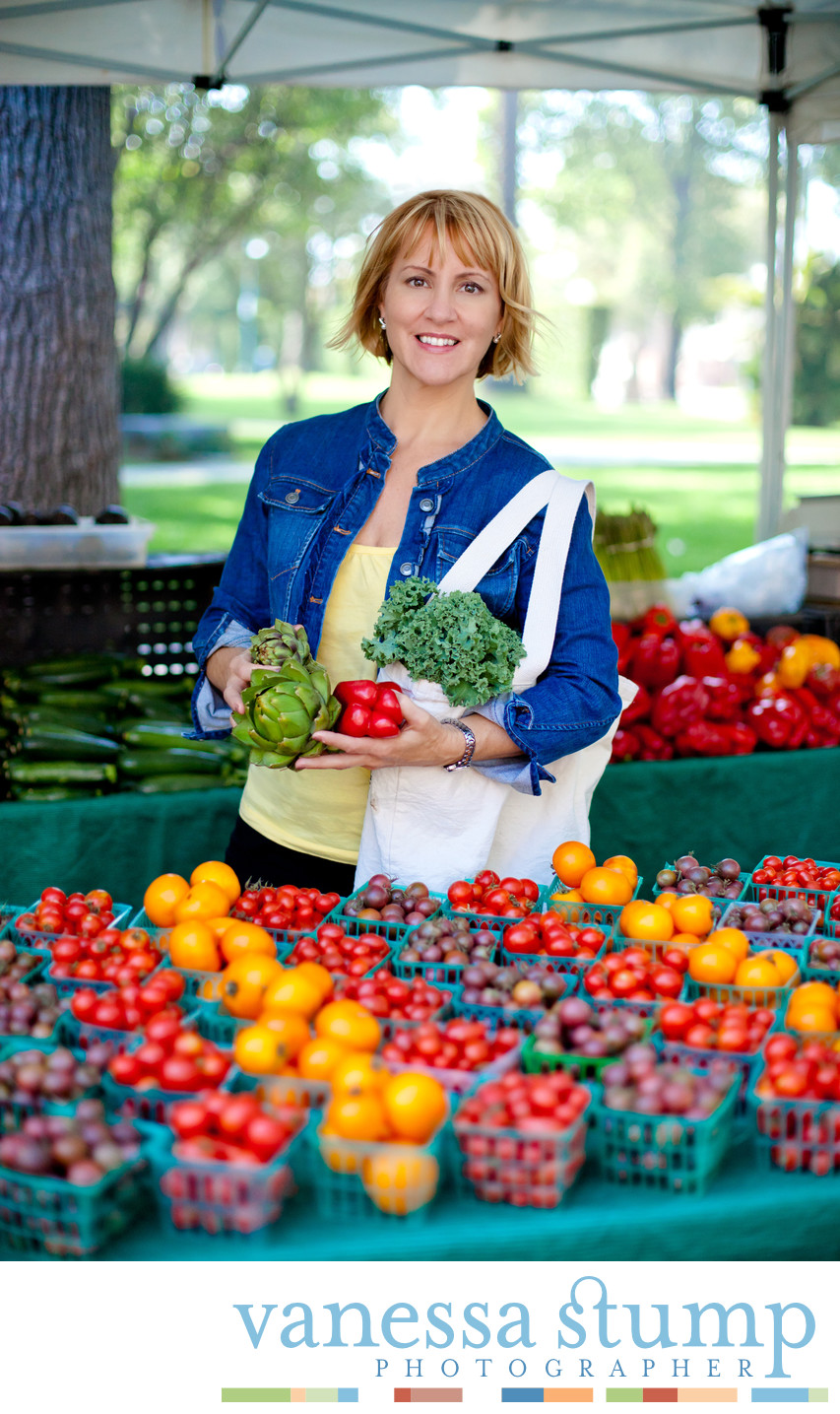 Portrait of registered dietitian, food and nutrition writer Sharon Palmer