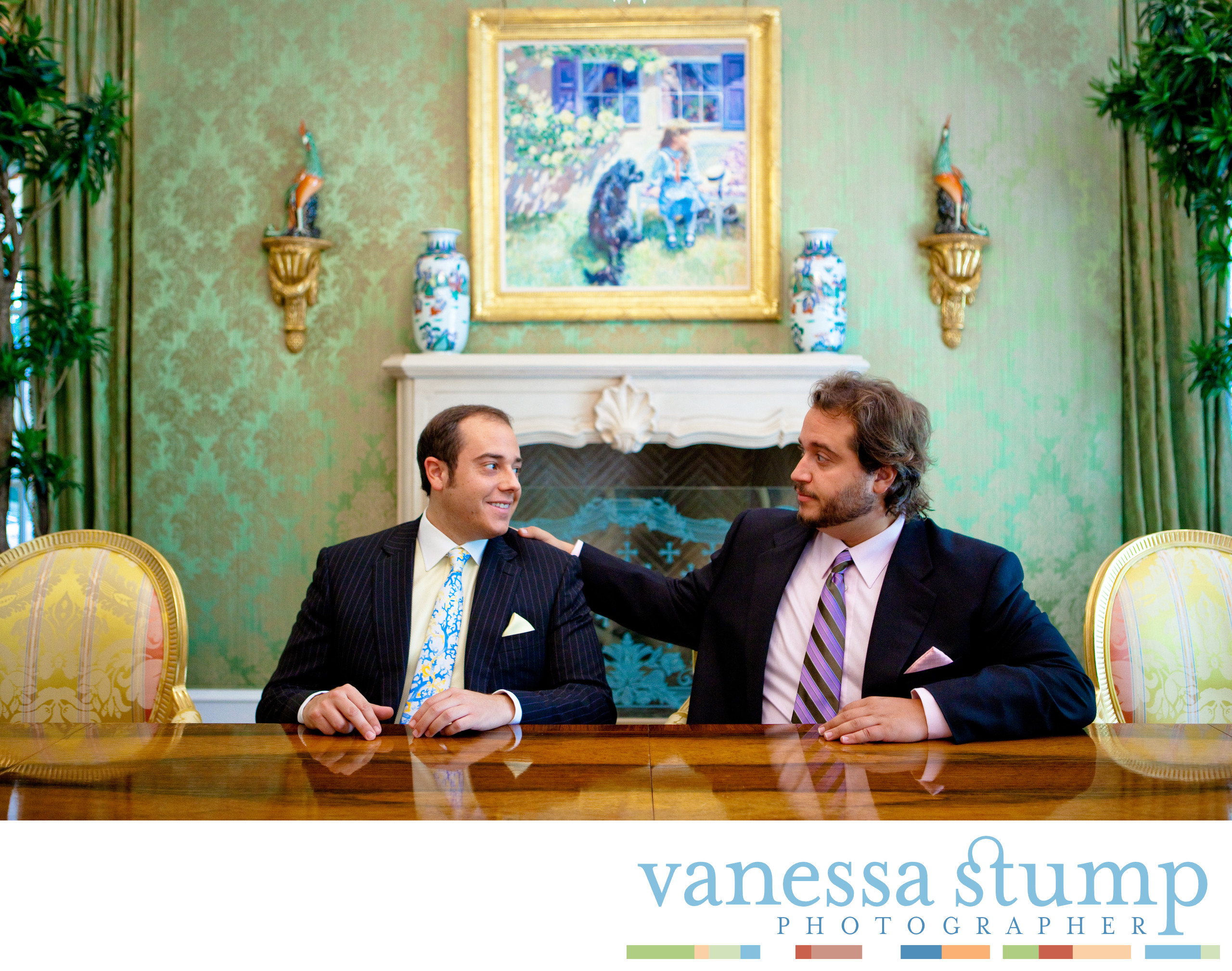 Portrait of entrepreneurs.Daren and Evan Metropoulos . - Vanessa Stump