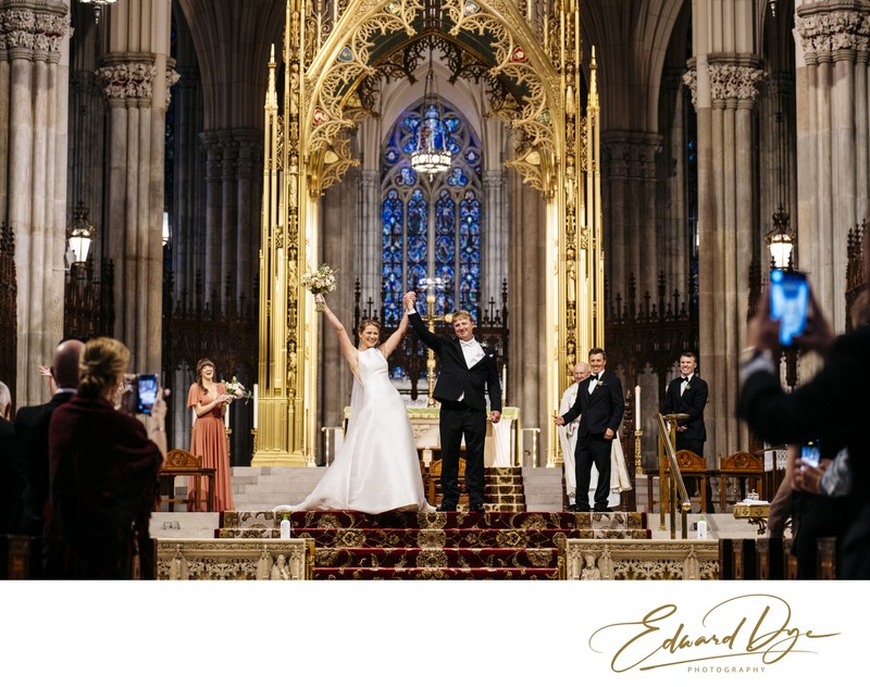 St. Patrick's Cathedral Manhattan New York Wedding 3