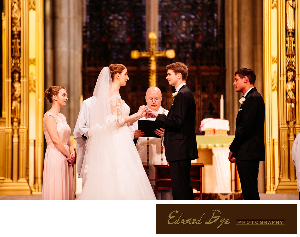 St. Patrick's Cathedral Yale Club Wedding Photography 8