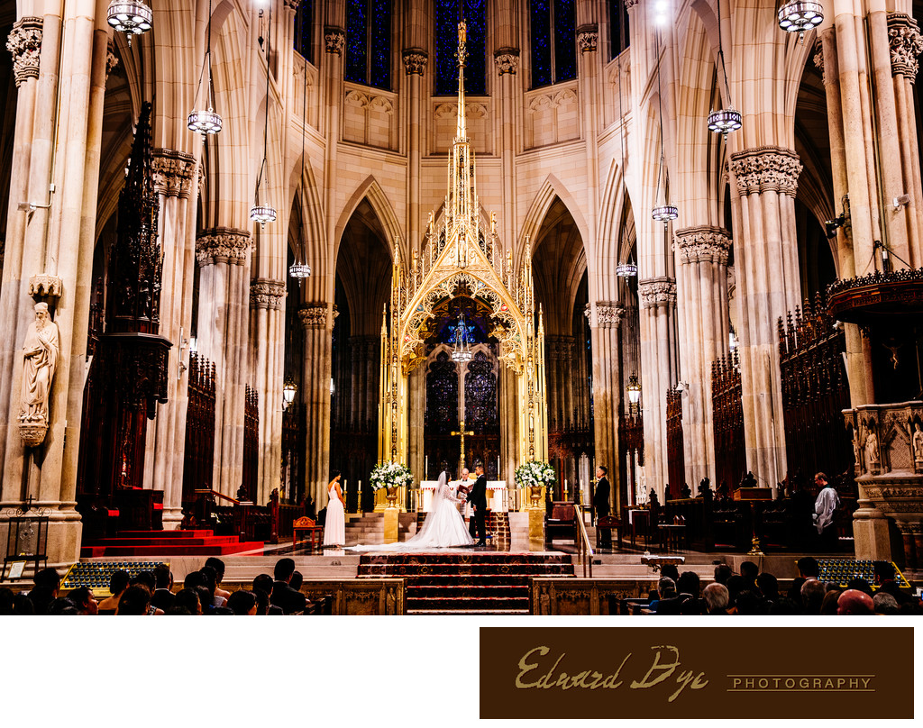 St. Patrick's Cathedral Manhattan New York Wedding 1