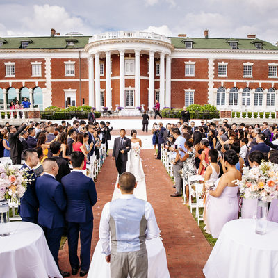 Bourne Mansion in Oakdale, Long Island Wedding ceremony