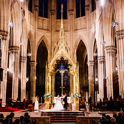St. Patrick's Cathedral Manhattan New York Wedding 1