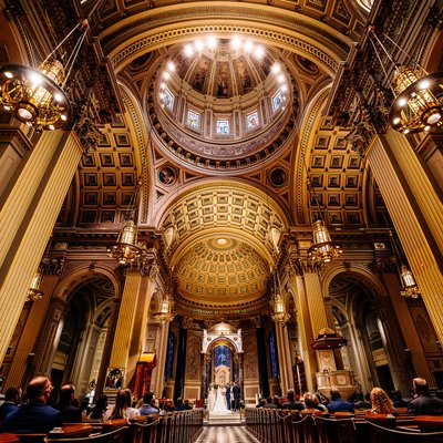 Cathedral Basilica of Saints Peter and Paul Wedding 5