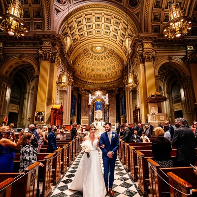 Cathedral Basilica of Saints Peter and Paul PA Wedding