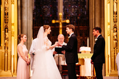 St. Patrick's Cathedral Yale Club Wedding Photography 8
