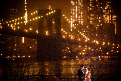 Brooklyn Bridge Park Brooklyn New York Wedding Photo