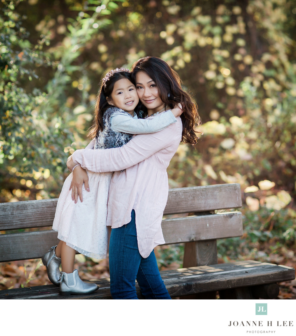 Cupertino mom and daughter portrait