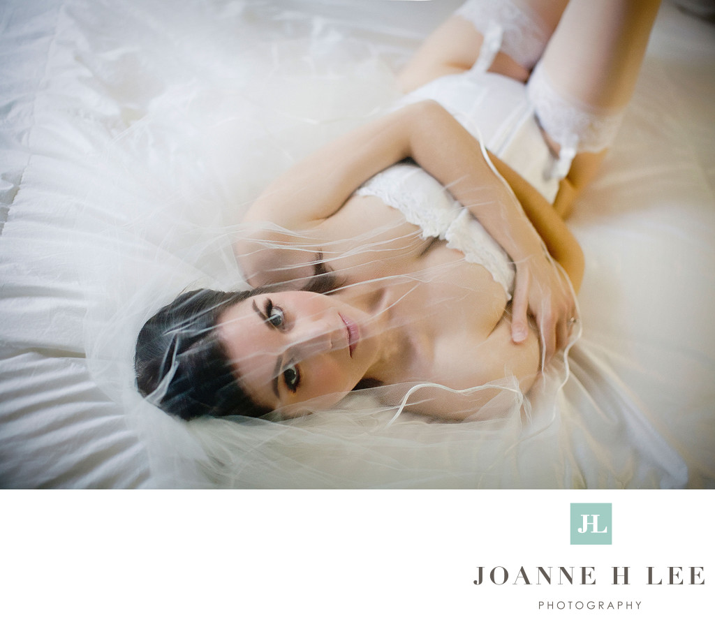 Bay Area bridal boudoir photography