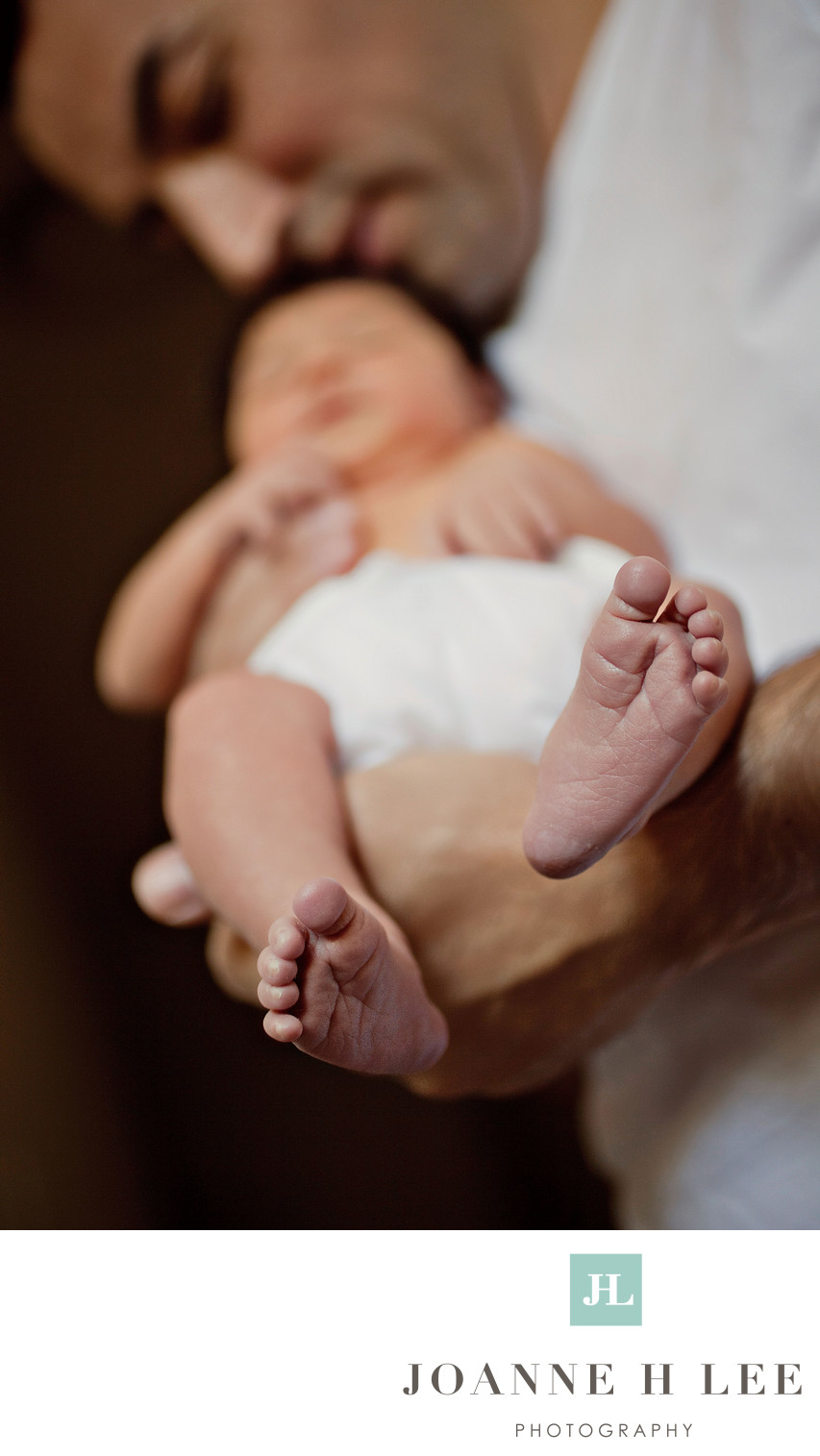 baby feet detail photo