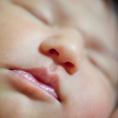 baby lips detail photo