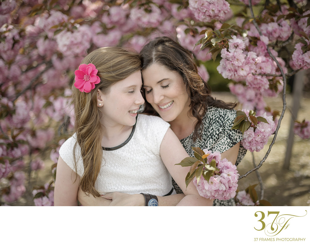 A Favorite Mother Daughter Cherry Blossom Photo
