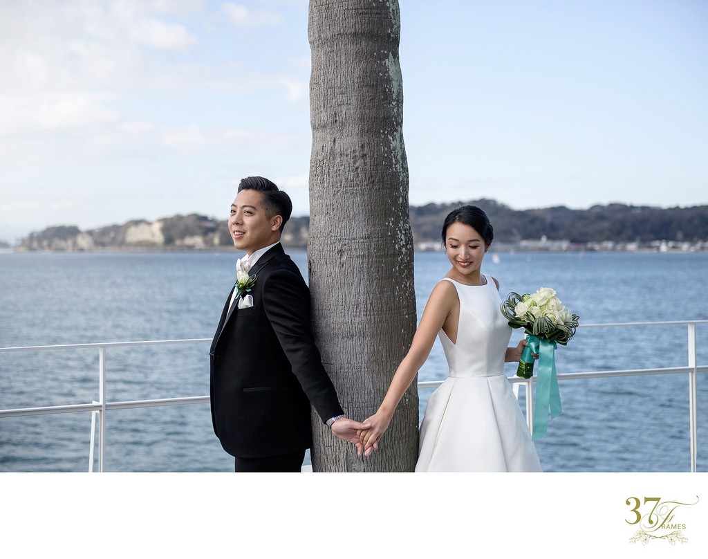 A first touch | Zushi Wedding Photography