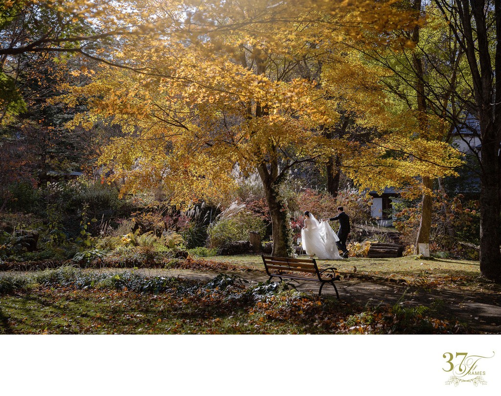 Elopement in Karuizawa | Stunning Fall colors