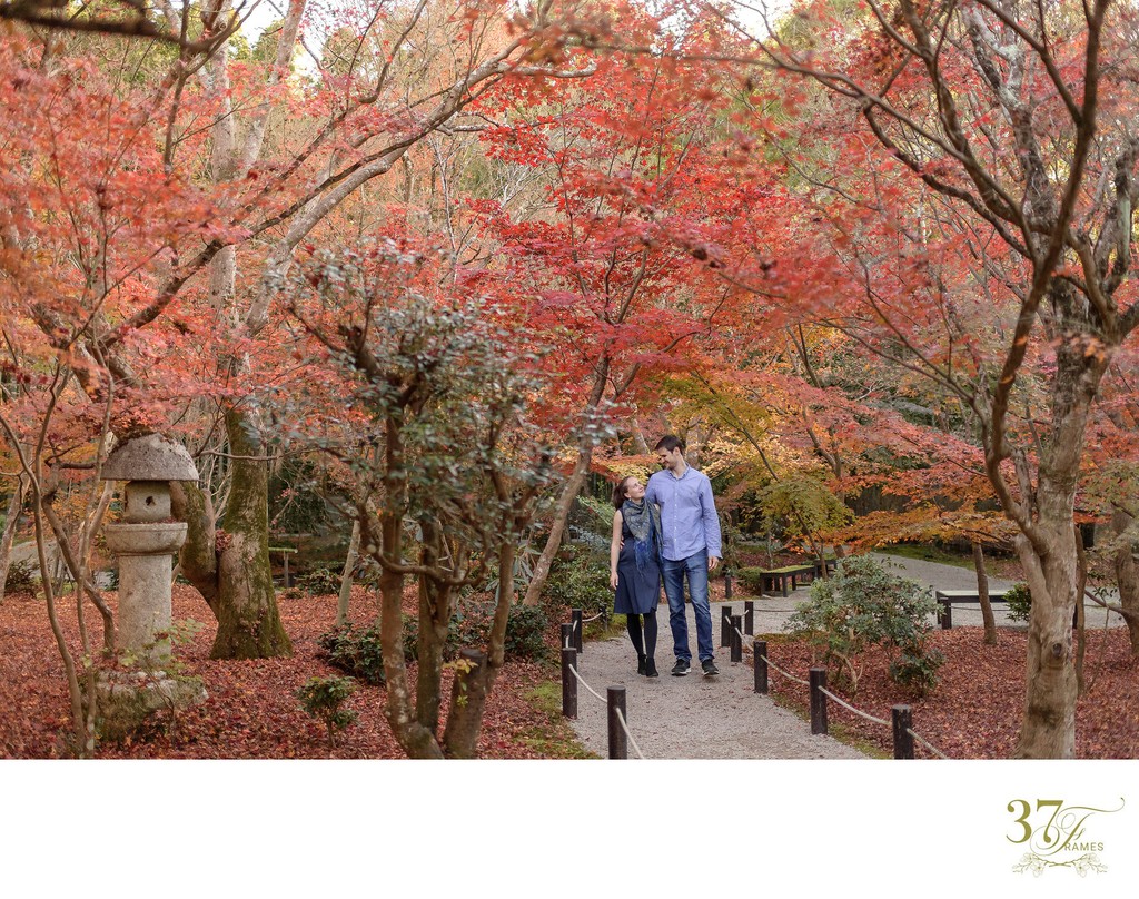 Couple Photographer Kyoto | Fall Maternity Photos