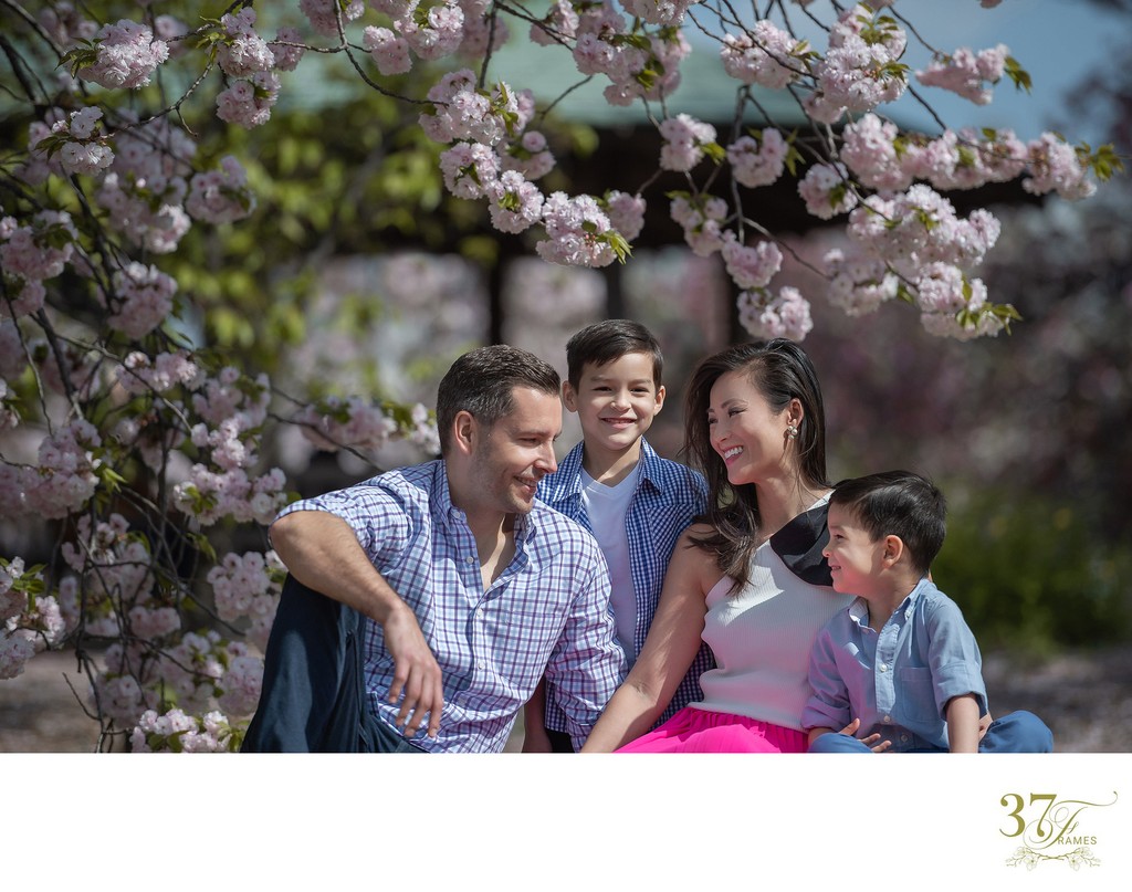 Springtime Bliss: Family Photography in Tokyo Blossoms