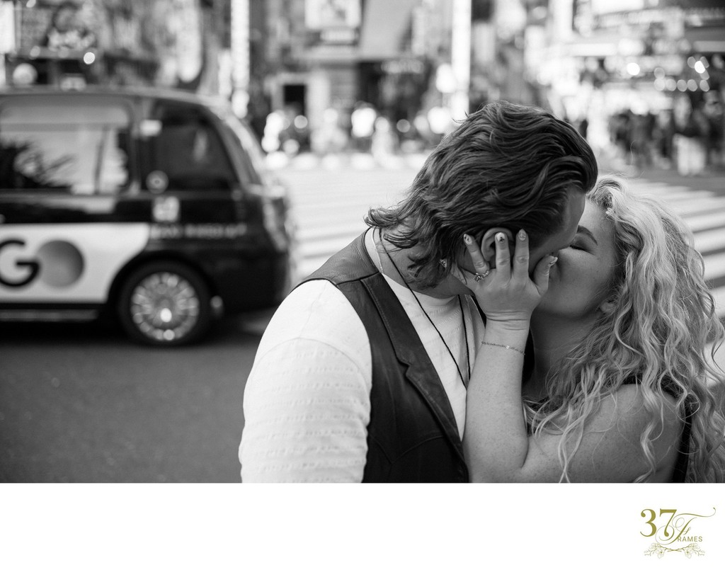 Tokyo Rock & Roll Love: Electric Engagement Photos