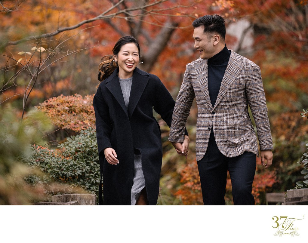 Tokyo Engagement Photography: Best Fall Locations 