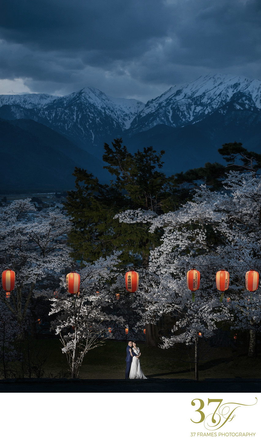 Nagano Cherry Blossom Pre-Wedding Japan