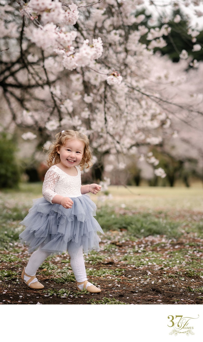 Captivating Connections: Portraits in Cherry Blossoms
