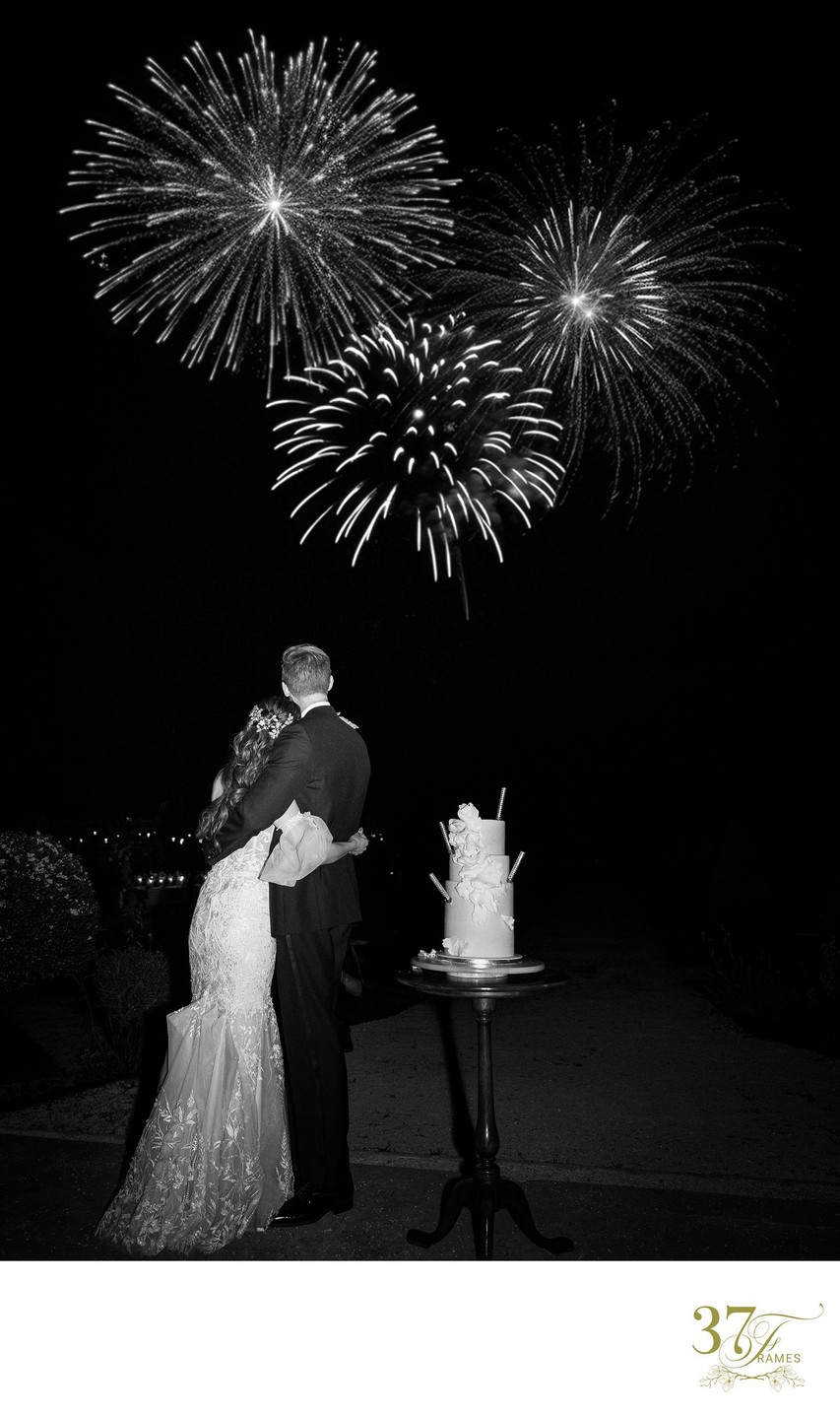 A Night to Remember: Fireworks at Château Wedding