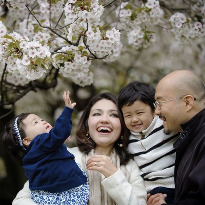 Tokyo Family Photographer : Spring everywhere