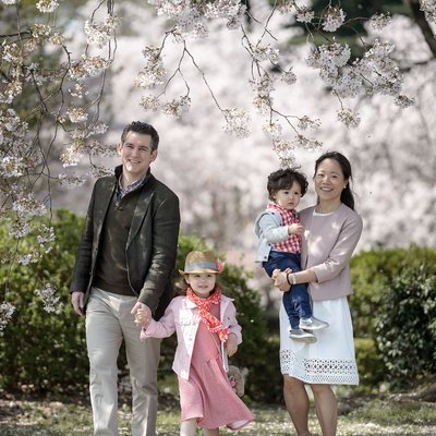 Tokyo Cherry Blossom Family Photos