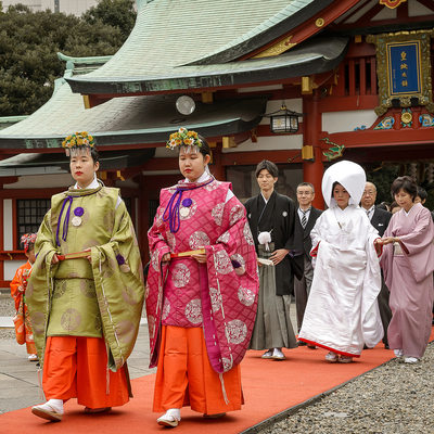 Traditional Japanese Wedding at Hie Jinja