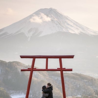 Elopement Wedding at Mt Fuji