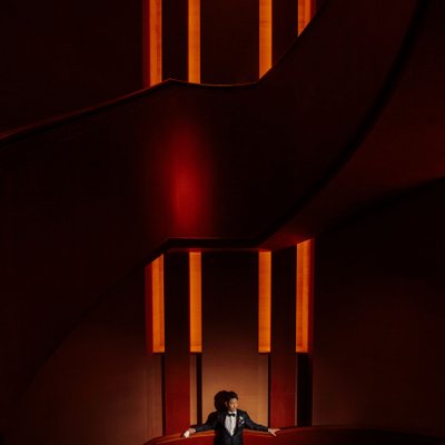 A Groom on the iconic Park Hyatt Tokyo Staircase