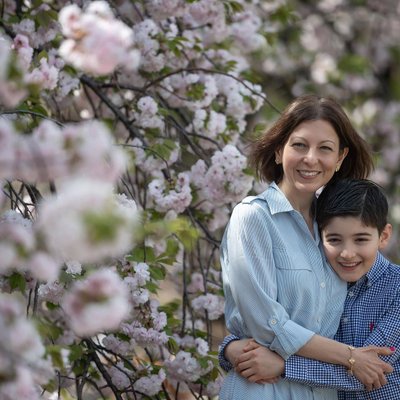 Love: Mother-Son Portraits Amid Tokyo's Cherry Blossoms