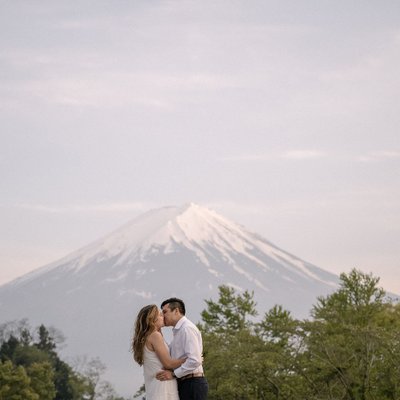 Love Elevated: A Mt Fuji Proposal at Sunset