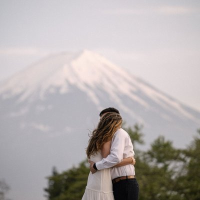 Majestic Moment: Proposing with Mt Fuji as Our Witness