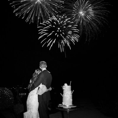 A Night to Remember: Fireworks at Château Wedding