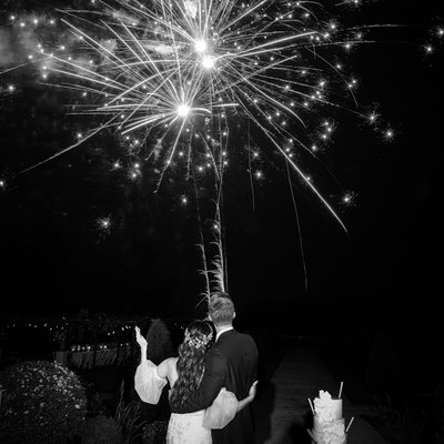 Fireworks Magic at Château de Jalesnes Wedding