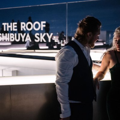 Love in Shibuya Sky: Couple's Epic Engagement in Tokyo