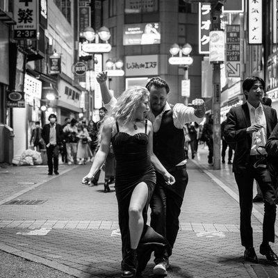 Shibuya Nights: Romance & Rock & Roll Engagement Photos