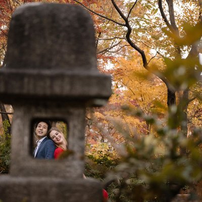 Love in Tokyo's Autumn : Engagement Photography