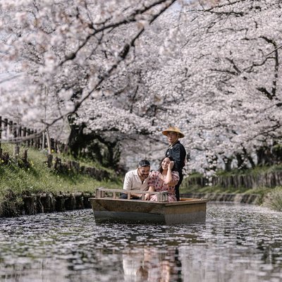 Cherry Blossom Elopement Photography in Japan