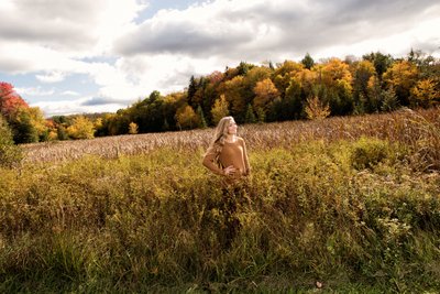 Fall Senior Portrait at Canaan Valley